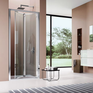 paroi de douche pliante / en niche / en verre
