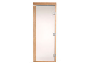 porte d'intérieure / battante / en verre