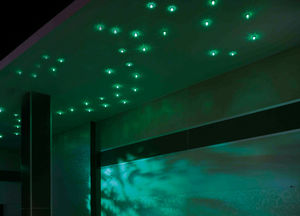plafonnier contemporain / en cristal / à LED / pour sauna