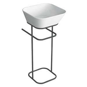 console pour lavabo en métal