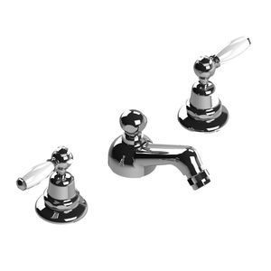 mélangeur pour bidet / à poser / en métal chromé / de salle de bain