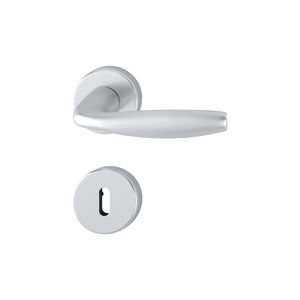poignée pour porte / en aluminium / contemporaine / avec serrure intégrée