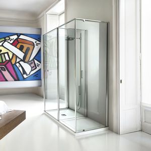 cabine de douche en verre