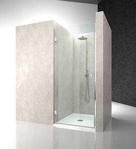 paroi de douche pivotante