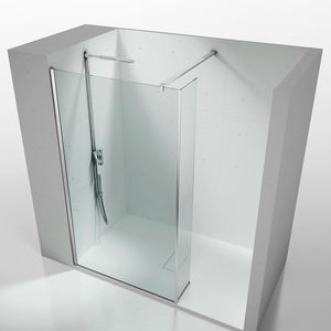 paroi de douche fixe