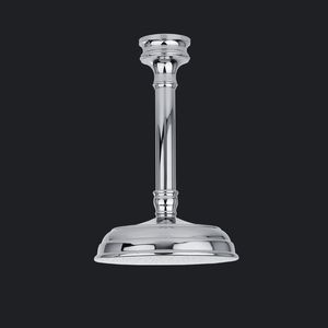pommeau de douche de plafond / rond / pluie / avec pommeau fixe