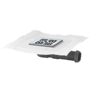 bonde de douche en acier inoxydable brossé 1