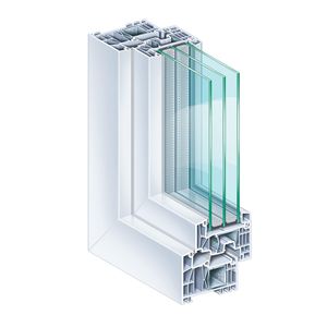 profilé pour fenêtre en PVC