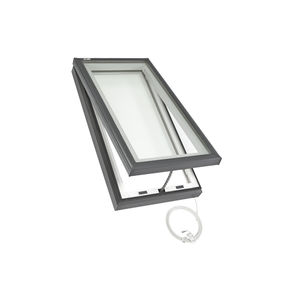 fenêtre de toit à projection / en bois / en aluminium / à double vitrage