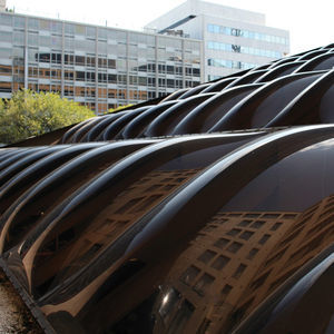 dôme pour éclairage en aluminium