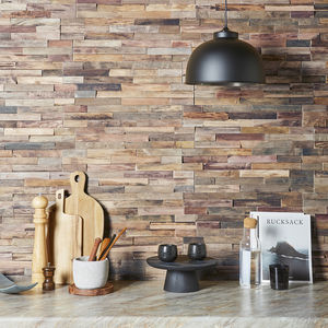 plaquette de parement en bois