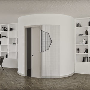 système à galandage pour porte coulissante