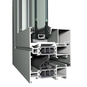 profilé pour fenêtre en aluminium / à isolation thermique / antieffraction / ignifuge