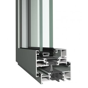 profilé pour fenêtre en aluminium / à coupure thermique / acoustique / antieffraction