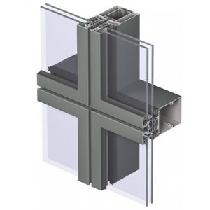 mur-rideau VEP / en aluminium et en verre