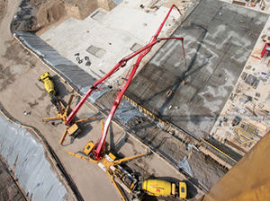 pompe à béton mobile