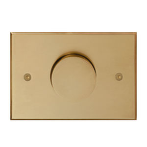variateur à bouton rotatif / encastré / en métal / contemporain