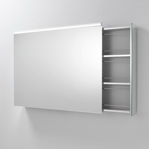armoire de toilette à miroir avec éclairage intégré