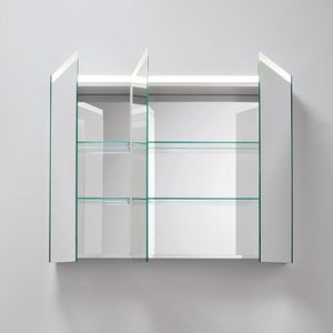armoire de toilette à miroir avec éclairage intégré