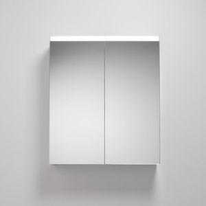 armoire de toilette à miroir avec éclairage intégré