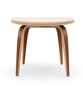 repose-pied contemporain / en noyer