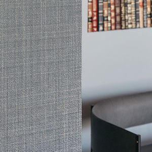 tissu mural / uni / à rayures / en PVC
