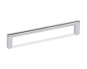poignée de tirage de porte / en inox / contemporaine / aspect satiné