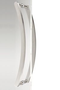 poignée de tirage pour porte / en inox / contemporaine / aspect satiné