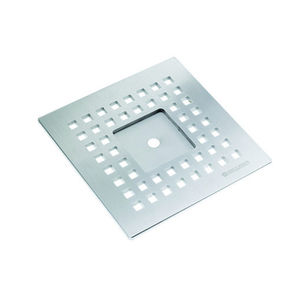 grille de siphon pour douche / en acier inox