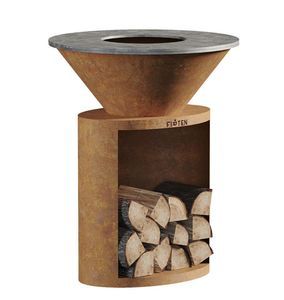 brasero de jardin à bois 1