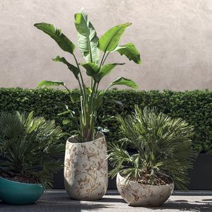 cache-pot en céramique émaillée 1
