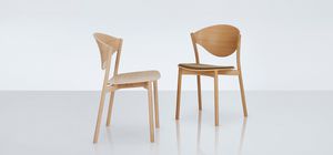 chaise contemporaine / en bois / professionnelle