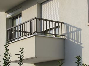 garde-corps en aluminium