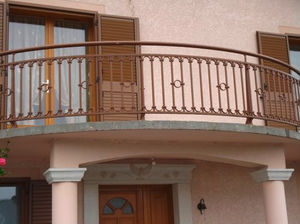 garde-corps en aluminium / à barreaux / d'extérieur / pour escalier