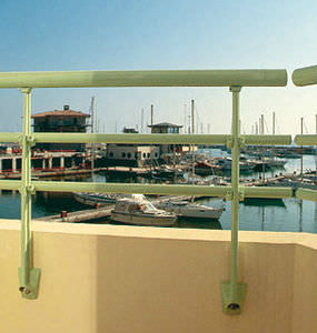 garde-corps en aluminium / à barreaux / d'extérieur / pour balcon