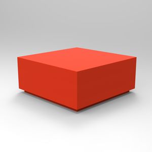 ottoman contemporain / en tissu / carré / d'intérieur