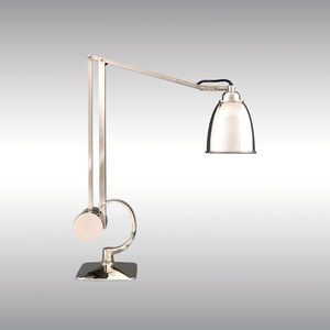 lampe de bureau / contemporaine / en verre / en laiton