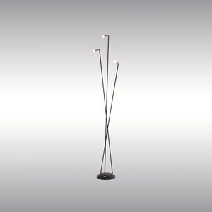 lampe sur pied / classique / en laiton / halogène