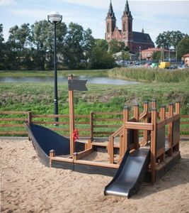 structure de jeu pour aire de jeux