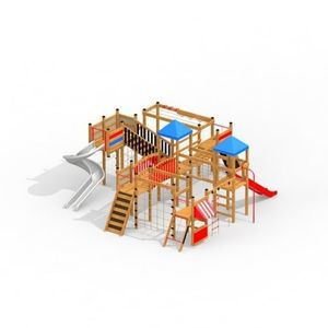 structure de jeu pour aire de jeux