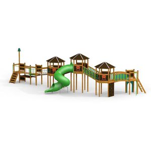 structure de jeu pour aire de jeux