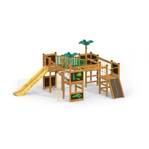structure de jeu pour aire de jeux