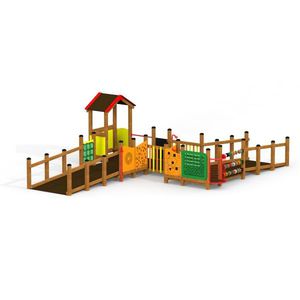 structure de jeu pour aire de jeux