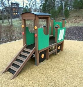 véhicule pour aire de jeux