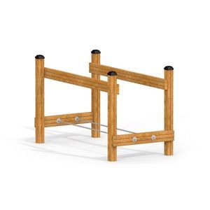 parcour d'obstacles pour aire de jeux
