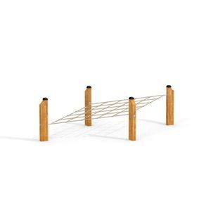 parcour d'obstacles pour aire de jeux