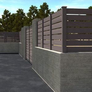 clôture anthracite 1