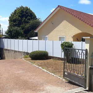 clôture à panneaux