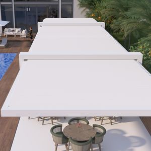 couverture pour pergola avec protection solaire