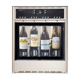 distributeur de vin au verre sur plan